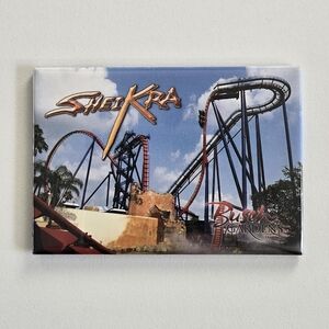 Shei Kra Roller Coaster Busch Gardens Tampa Bay Florida Souvenir Amusement Park